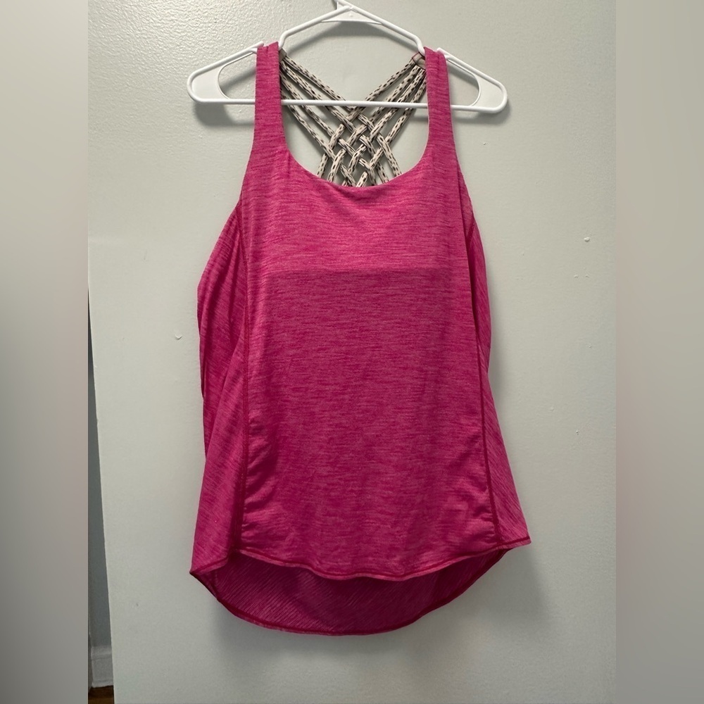 lululemon athletica Fuchsia Racerback Tank Top